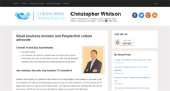 Desktop Screenshot of christopherwhitson.com